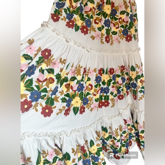 NWT Sezane Reetika Dress multicolor floral 38 / 6 - Picture 8 of 9